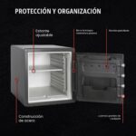 SentrySafe Caja de seguridad resistente al fuego, 1.2 pies cúbicos, SFW123DSB