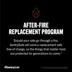 SentrySafe Caja de seguridad resistente al fuego, 1.2 pies cúbicos, SFW123DSB
