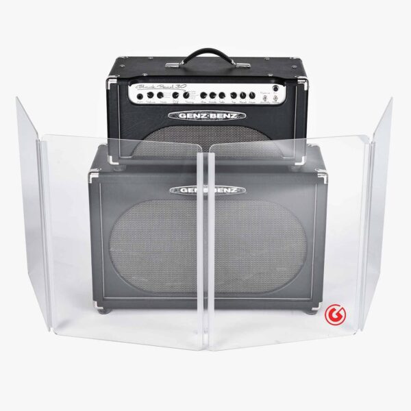 Gibraltar Escudo de sonido GAS-2x4 para panel de media pila, color plateado