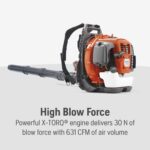 Soplador de Mochila Husqvarna 560BTS 65.6cc a Gasolina 232 MPH 632 CFM
