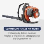 Soplador de Mochila Husqvarna 560BTS 65.6cc a Gasolina 232 MPH 632 CFM