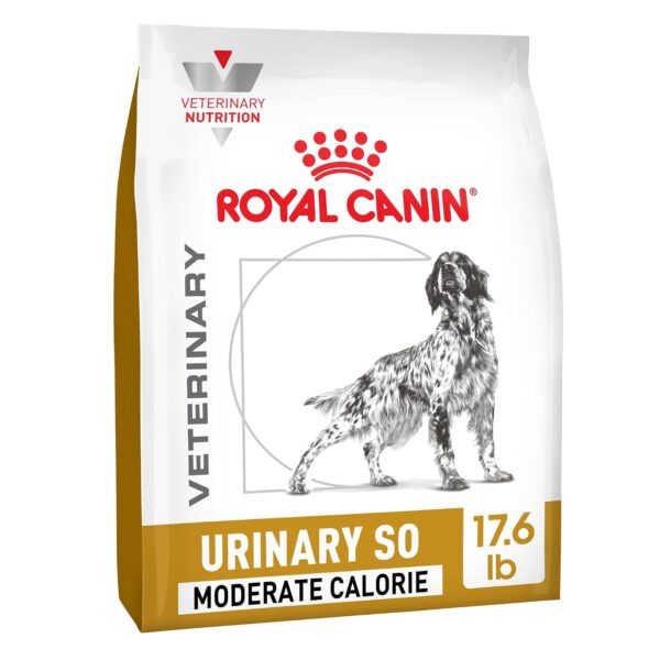 Alimento seco para perros adultos Royal Canin Urinary SO Moderate Calorie dieta veterinaria urinaria bolsa 17.6 libras