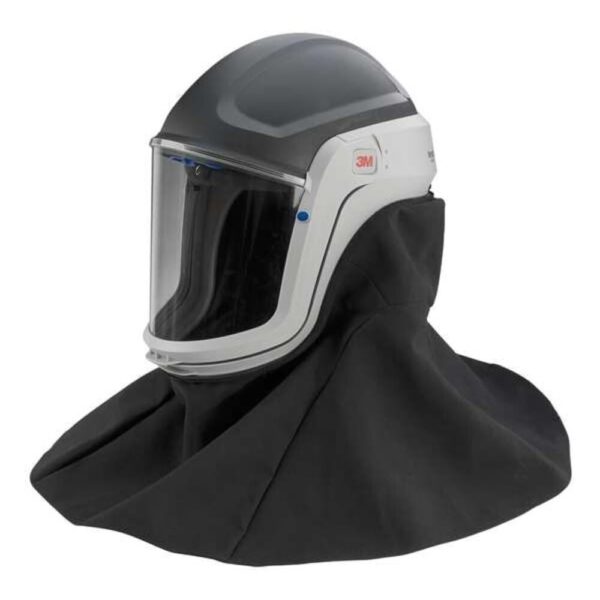 3M PAPR, Casco Respiratorio Versaflo M-407, Para Respiradores Purificadores de Aire Motorizados, Visera de Policarbonato