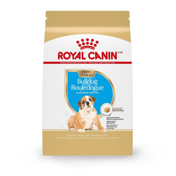 Alimento Seco Royal Canin Nutrición Sana para Raza Bulldog Cachorro Sabor Pollo 30 lb