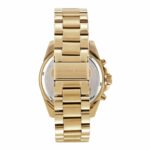 Reloj Michael Kors Bradshaw MK5605 Mujer Caja de Acero Inoxidable 42mm Esfera Dorada Cronógrafo Cuarzo
