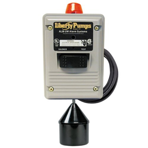 Liberty Pumps Alarma de alto nivel de líquido para interiores y exteriores ALM-2W