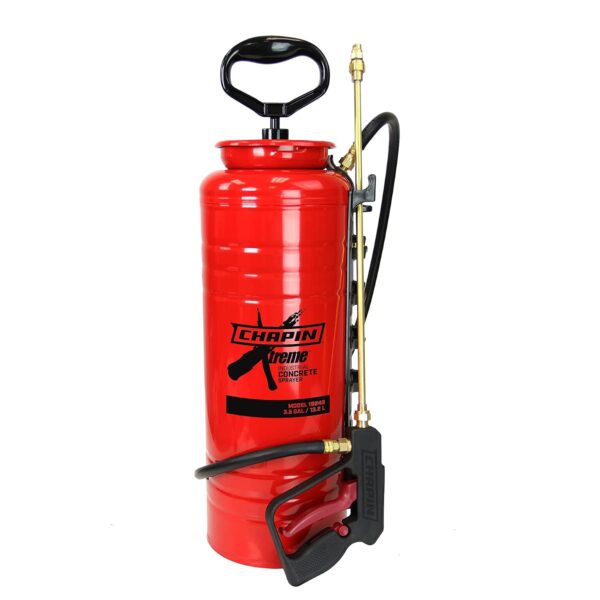 Rociador Chapin 19249 Xtreme Cabeza Abierta sin Goteo 3.5 Galones Rojo con Sello Tri-Lock