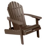 Silla Adirondack Highwood Hamilton AD-CHL1-ACE Plegable Reclinable Madera de Ingeniería Weathered Acorn Tamaño Adulto