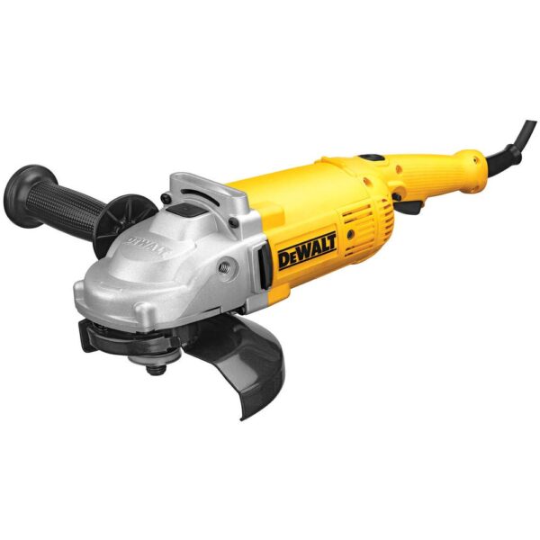 DEWALT DWE4517 Amoladora angular de 7 pulgadas, 8,500 rpm, 4 HP, color amarillo
