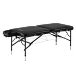 Mesa de Masaje Master Massage StratoMaster 26351 Aluminio Plegable Negro 29x72 pulgadas Altura Ajustable 24 a 34 pulgada
