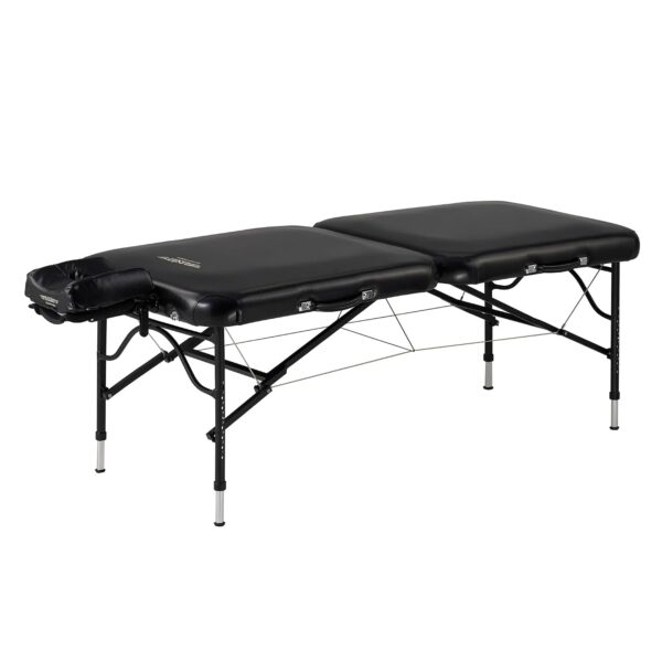 Mesa de Masaje Master Massage StratoMaster 26351 Aluminio Plegable Negro 29x72 pulgadas Altura Ajustable 24 a 34 pulgada