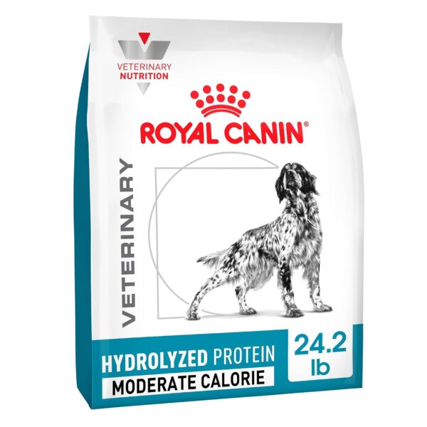 Alimento Seco Royal Canin Veterinary Diet Hydrolyzed Protein Moderate Calorie Modelo 476424 para Perros Adultos Bolsa 24