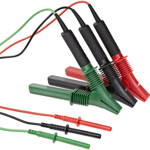 Fluke - 4112351 TLK1550-RTLC Cable de prueba integral y abrazadera de 10 KV, para probadores de aislamiento 1550X, 1555