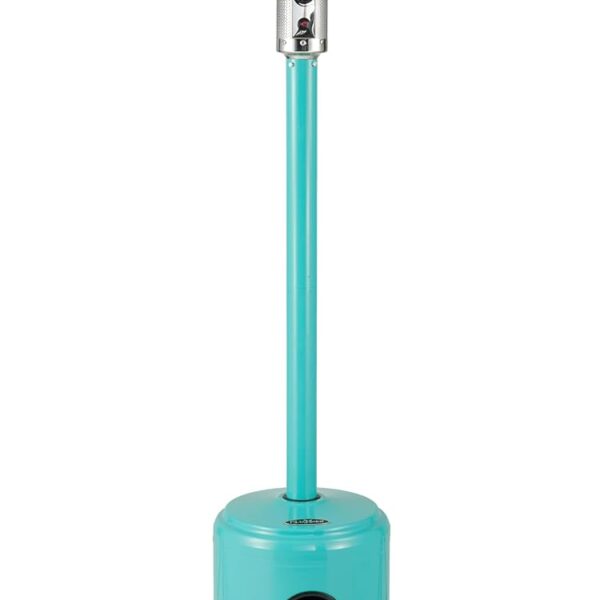 Calentador de Patio Fire Sense 61130 a Propano 48000 BTU Azul Aguamarina con Ruedas
