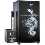 Ahumador Eléctrico Bradley Smoker BS611 4 Rejillas Negro Acero Inoxidable 19x24x35 Pulgadas