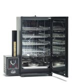 Ahumador Eléctrico Bradley Smoker BS611 4 Rejillas Negro Acero Inoxidable 19x24x35 Pulgadas