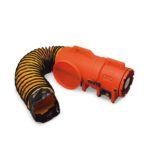 Soplador Allegro Industries Com-Pax-Ial 9533-15 de 8 Pulgadas 831 CFM 115 Voltios con Bote y Conducto de 15 Pies