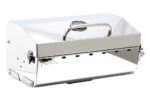 Parrilla de Gas Camco Stow N Go 160 Modelo 58131 con Termómetro y Encendedor Color Blanco
