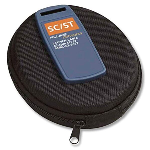 Fluke Networks Cable de lanzamiento/cola multimodo MMC-62-SCST, para probar conexiones ST de 62,5 µm