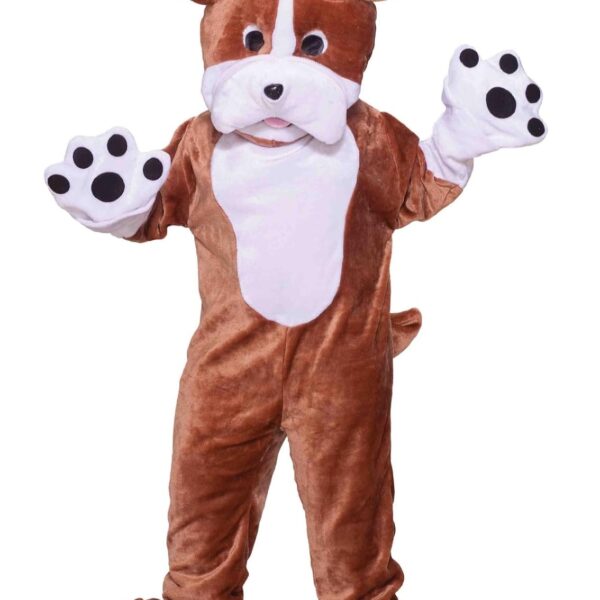 Disfraz de Mascota de Bulldog Forum Novelties F68212 Talla Única Marrón Poliéster
