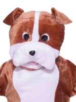Disfraz de Mascota de Bulldog Forum Novelties F68212 Talla Única Marrón Poliéster
