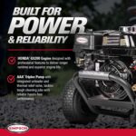 Lavadora a Presión Simpson PS3228-S PowerShot 3300 PSI 2.5 GPM Motor Honda GX200 Gasolina