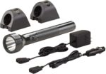 Streamlight 20703 SL-20L Linterna LED recargable grande de 450 lúmenes con cargador inteligente de 120 V AC/12 V DC, 2 f