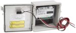 Leviton MO240-1SW - Contador mecánico de montaje en superficie para exteriores 120/208/240V 2P3W 100A con 2 núcleos sóli