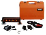 Johnson Level & Tool 40-6791 Montaje en máquina de 360 grados con detector de abrazadera y imán, 360°, haz rojo, 1 detec