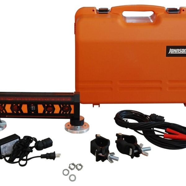 Johnson Level & Tool 40-6791 Montaje en máquina de 360 grados con detector de abrazadera y imán, 360°, haz rojo, 1 detec