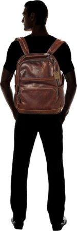 Mochila FRYE Logan Cuero Café Oscuro Talla Única