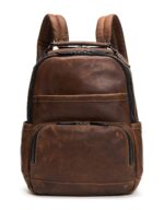 Mochila FRYE Logan Cuero Café Oscuro Talla Única
