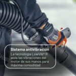Soplador de Hojas de Mochila Husqvarna 570BTS 66cc 4HP 972 CFM 236 MPH Naranja