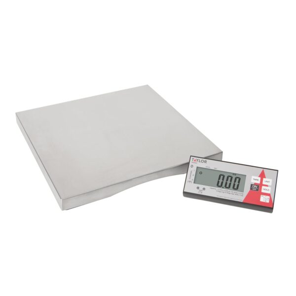Taylor TE30WD - Báscula de control de porciones de 30 libras con pantalla digital inalámbrica, báscula de alimentos mult