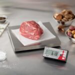 Taylor TE30WD - Báscula de control de porciones de 30 libras con pantalla digital inalámbrica, báscula de alimentos mult