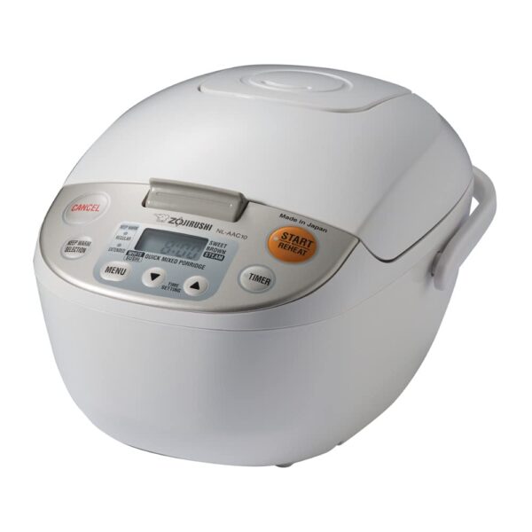 Zojirushi NL-AAC10 Micom Arrocera (sin cocinar) y calentador, 5.5 tazas/1.0 litros
