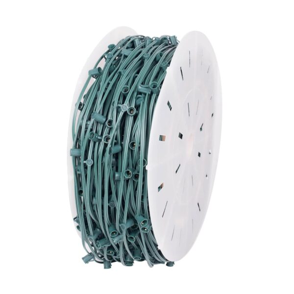 Cadena de Enchufe C7 Vickerman VC7SPT2-06G1000 1000 Pies 2000 Enchufes Cable Verde SPT2 Calibre 18