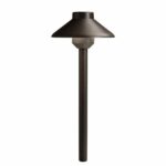 Luminaria de Camino LED Kichler 15820AZT Bronce Arquitectónico Texturizado 22.5 Pulgadas