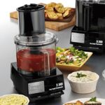 Waring WFP11S - Procesador de alimentos comercial de 2.5 cuartos de galón, motor de 3/4 HP, tubo de alimentación extragr