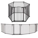 Corral de Bebé Superyard Toddleroo Modelo 4936 3 en 1 Arco Decorativo de Metal Bronce Mate 6 Paneles 30 Pulgadas