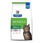 Alimento seco Hill's Prescription Diet Metabolic para gatos sabor Pollo bolsa 17.6 lb Modelo 1956