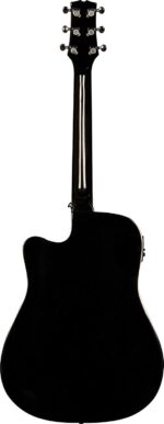 Jasmine JD39CE-BLK J-Series Guitarra Acústica-Eléctrica, Negro