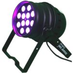 Par LED DEEJAY LED DJ142BLACK 125W DMX Ángulo 40 Grados Color Negro