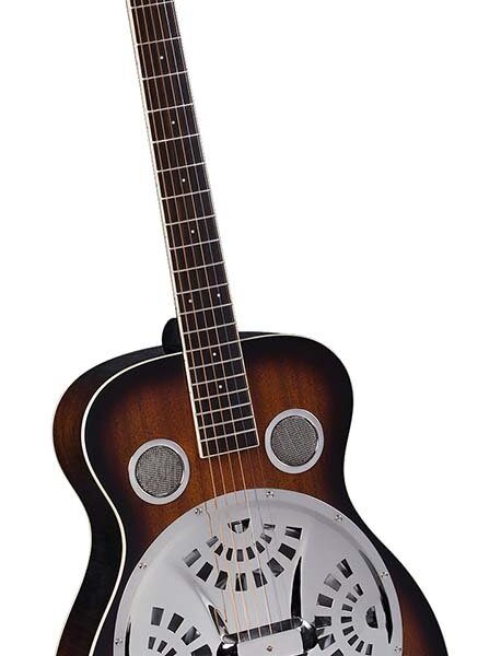 Regal RD-30T Studio Series - Guitarra Resofónica de Cuello Redondo - Caoba Sunburst