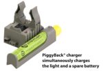Streamlight 75458 Stinger DS LED HL Linterna recargable de doble interruptor de 800 lúmenes con cargador Piggyback de ca