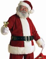 Disfraz de Santa Claus Rubie's Deluxe Terciopelo Modelo 23362-NS Talla XXL Rojo Blanco