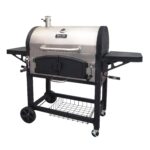 Parrilla para Barbacoa Dyna-Glo DGN576SNC-D de Carbón Doble Cámara Acero Inoxidable XL 816 Pulgadas Cuadradas