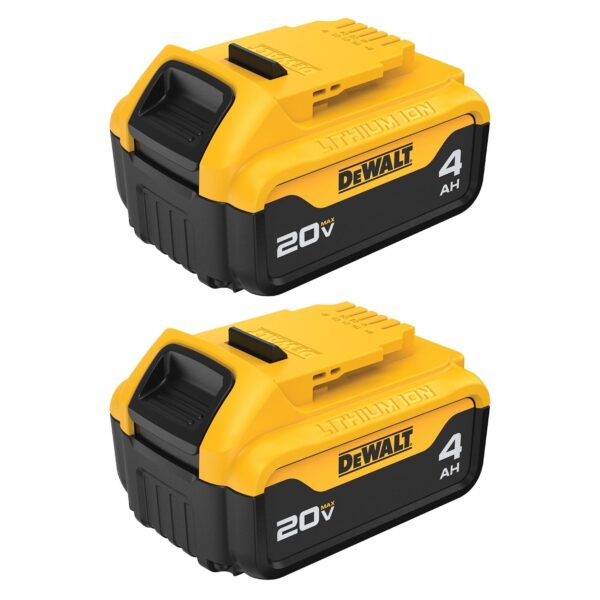 Batería DeWalt DCB204-2 20V MAX XR Litio 4 Ah Paquete de 2