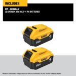 Batería DeWalt DCB204-2 20V MAX XR Litio 4 Ah Paquete de 2