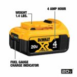 Batería DeWalt DCB204-2 20V MAX XR Litio 4 Ah Paquete de 2